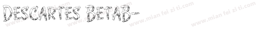 Descartes BetaB字体转换